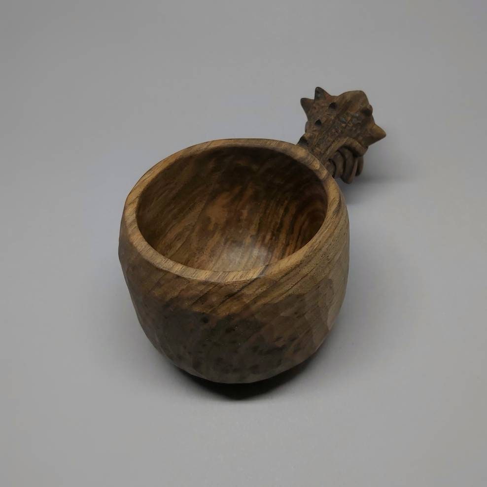 Legendary Dragon-Shaped Wooden Mugs kuksa handmade dragon figure tea and coffe mug cup kuksa guksi gift for mom son father boyfriend