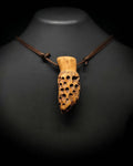 hand carving wooden necklace pendant will be a good choice to give a gift for moms boy daughter girl friend gift valentine day