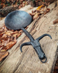 Blacksmith Handmade Camping Pans with Animal Figure Handles