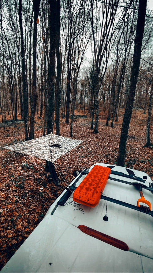 Bushcraft canvas rain stopper raincoat tactical gear
