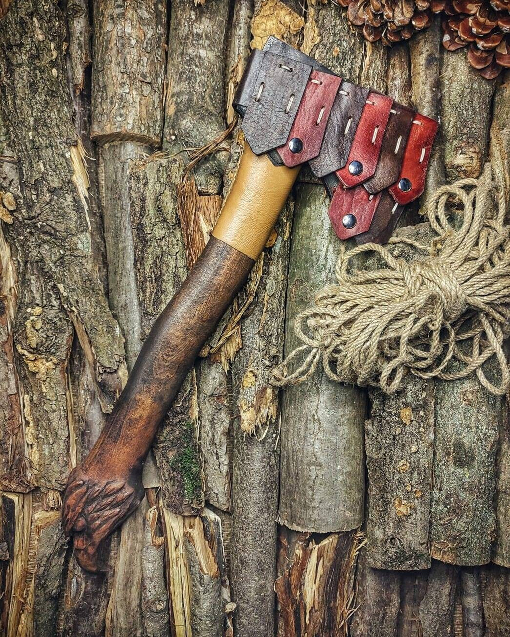 Artistic and Durable Handmade Ax