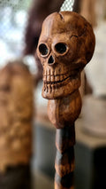 Enchanting Wooden Carved Walking Sticks for Nature's Journey