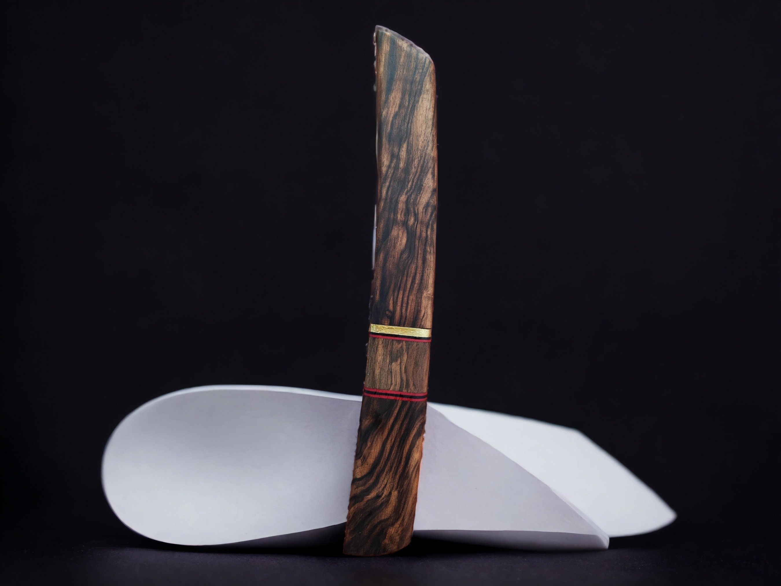 Handmade tanto custom knife with wooden sheath