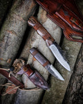 Ancient Inspiration, Modern Craftsmanship: Unique Design Neck Knife and Fixed Blade Set