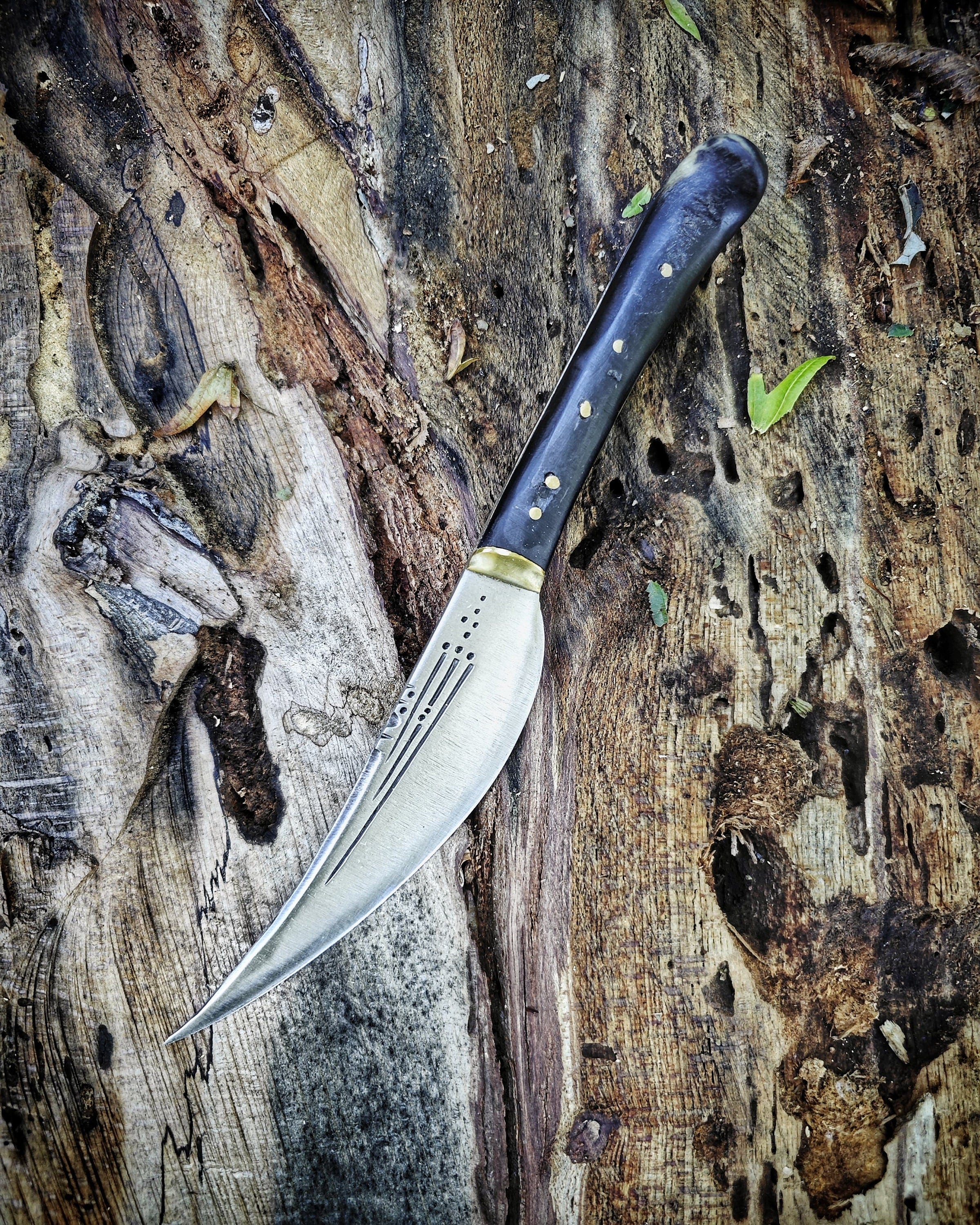 Custom hand forged carbon steel traditional Turkish knife