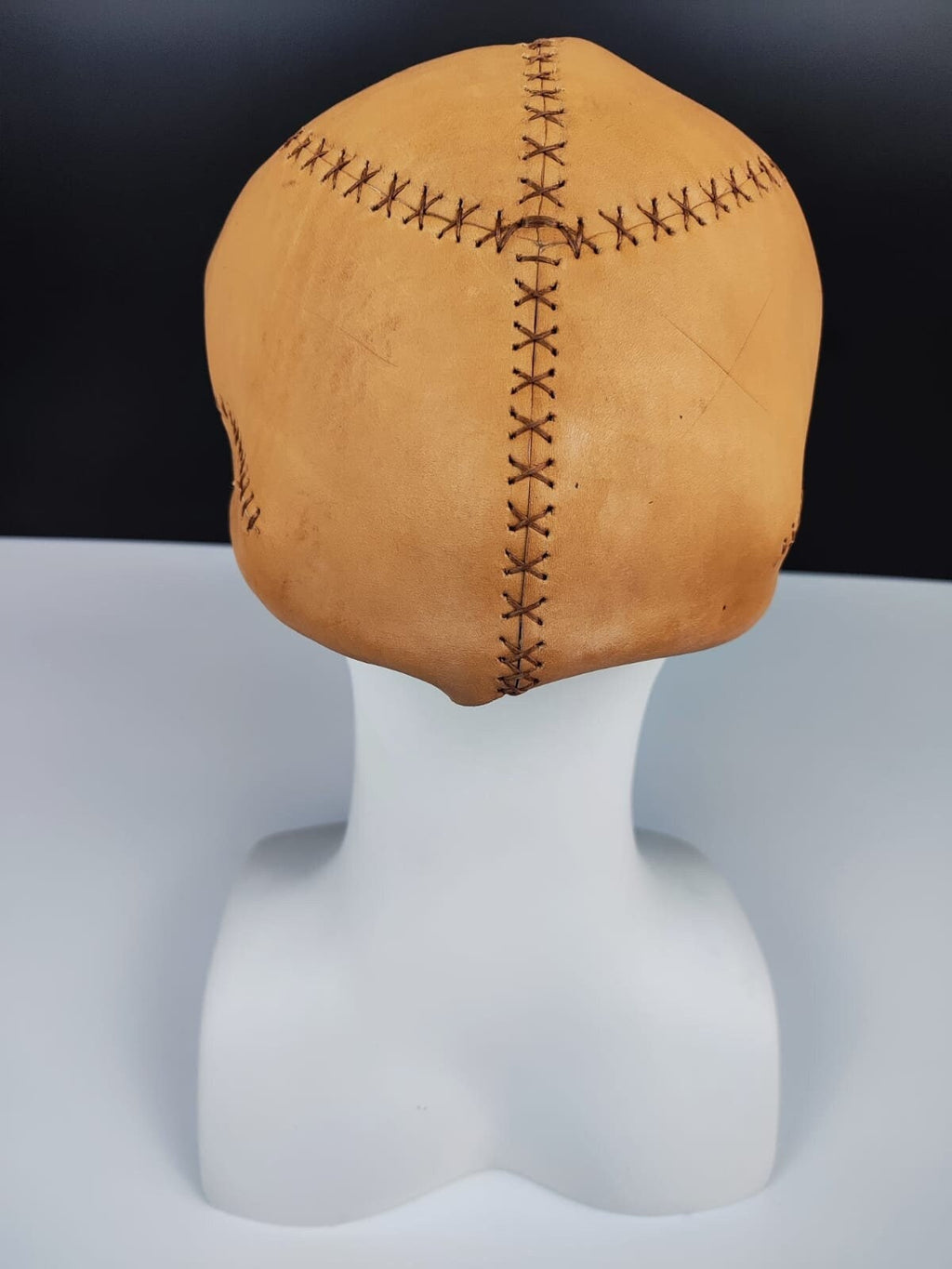 Handcrafted Real Leather Vulture Mask: Unique and Spooky Halloween, Cosplay, and Party Accessory