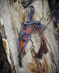 Breath of Ancient Souls: The Legendary Knife with Ram's Head and Serpent Talisman Custom Carbon Knife