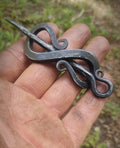 hand forged hair clip