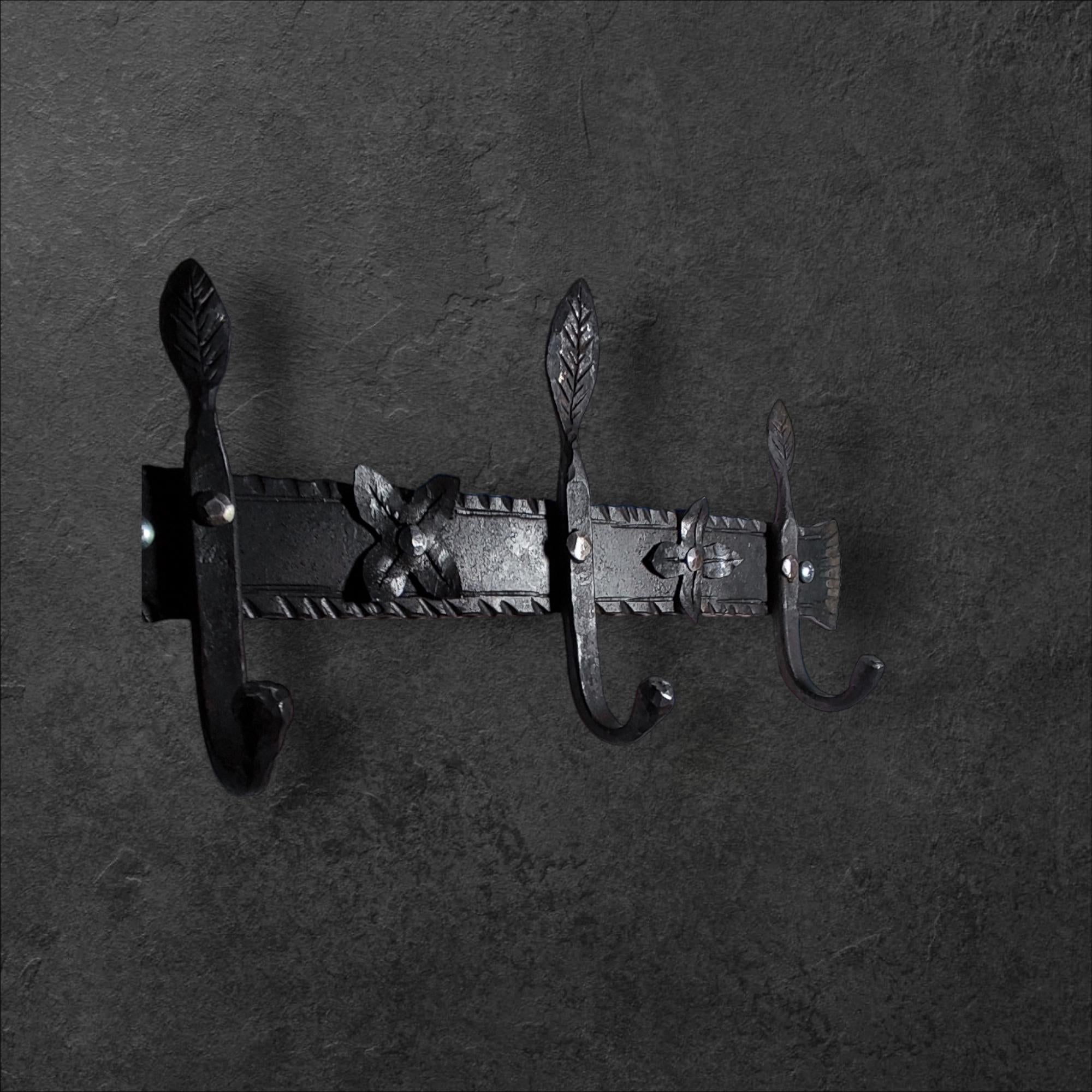 Handcrafted Rustic Iron Wall &amp; Door Hooks